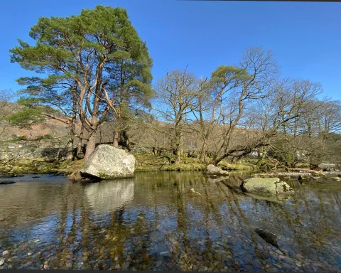 River Brathay in Chapel Stile in the Langdale Valley