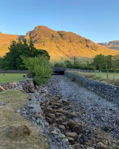 Side Pike at sunset from Langdale