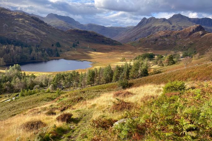 Blea Tarn famous Lake District beauty spot near Chapel Stile